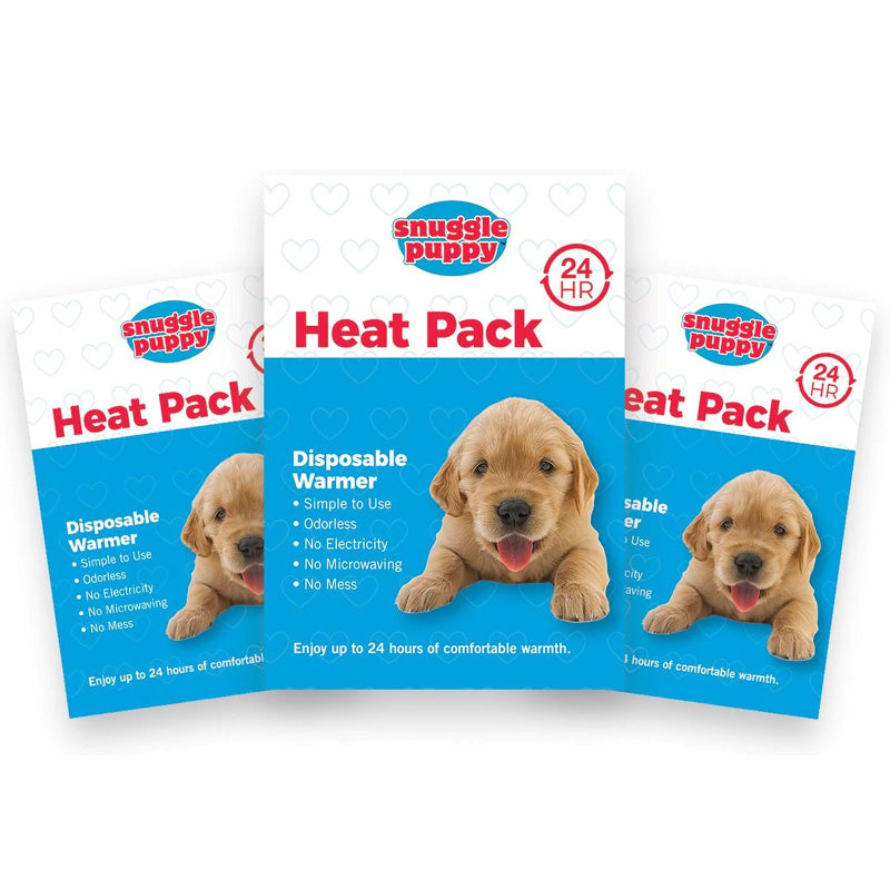 3 pack of SnugglePuppy Heating Packs