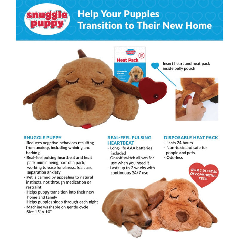 Snuggle Puppy benefits chart