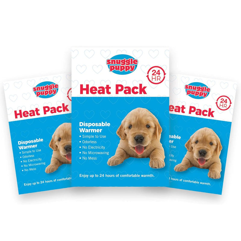 3 pack of snugglepuppy heat packs